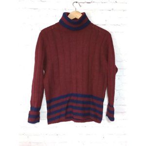 Vintage BreakAway Lamplighter Women's Turtleneck Sweater Red Size Medium